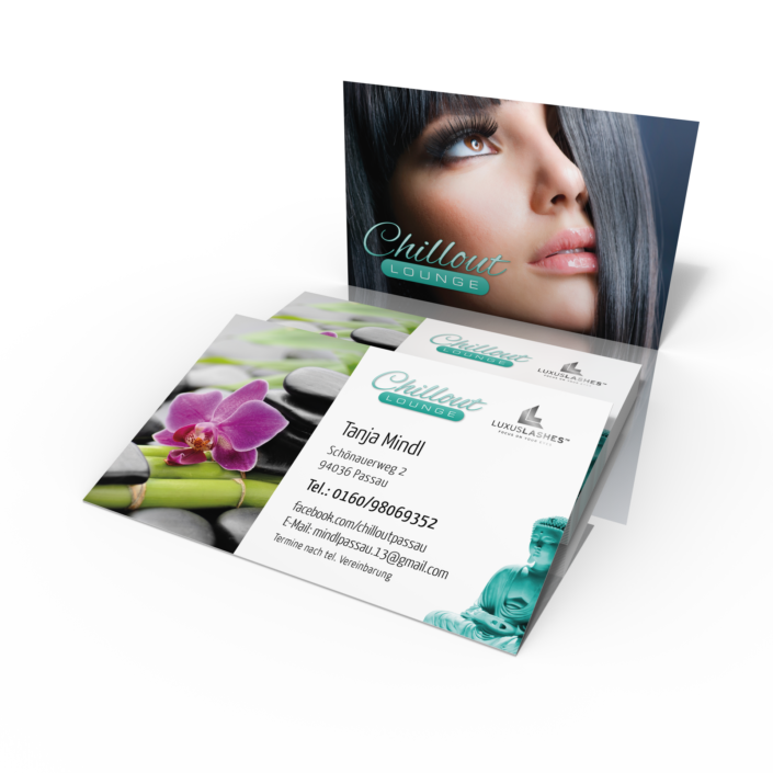Wellness, Chillout Lounge, Visitenkarte
