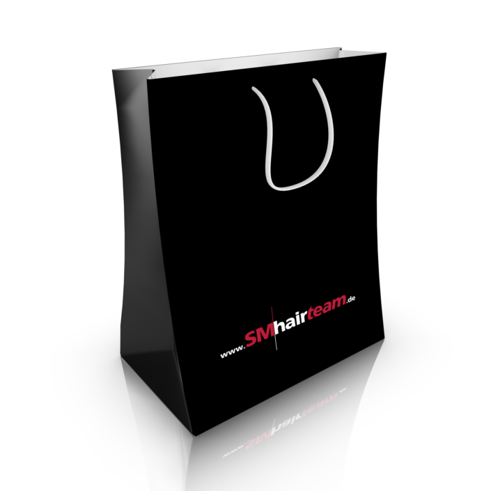 Friseur, SM Hairteam, Tragetasche, Papiertüte