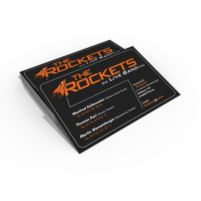 Musikband, The Rockets, Visitenkarte